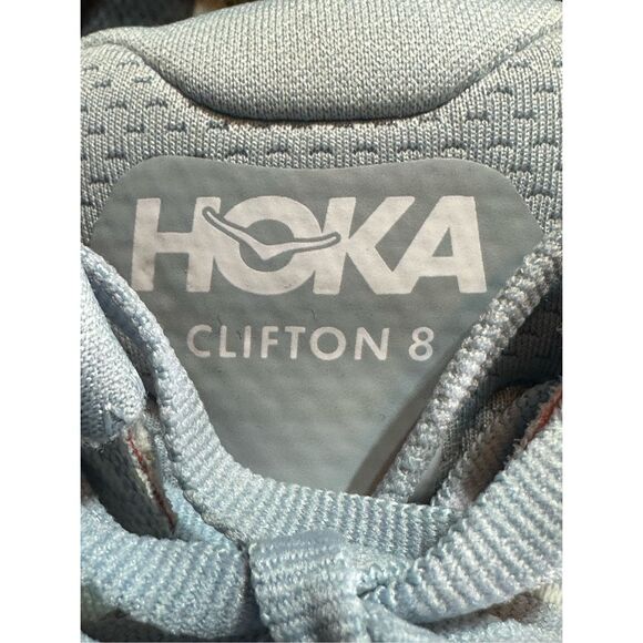 Hoka Clifton size 8W sneakers/ running shoes *flaw* - Picture 4 of 13